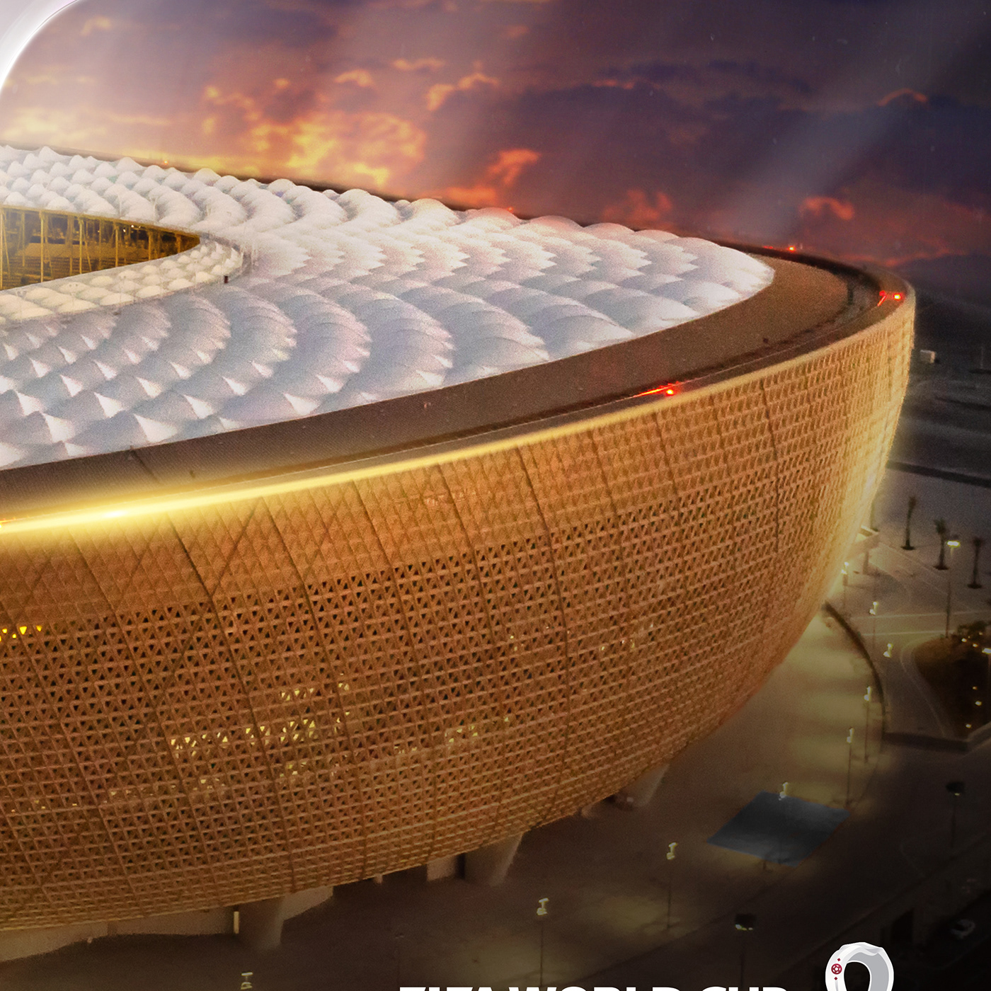 Adobe Photoshop concept art design FIFA World Cup football graphic design  mainupulation Qatar Qatar 2022 visual design