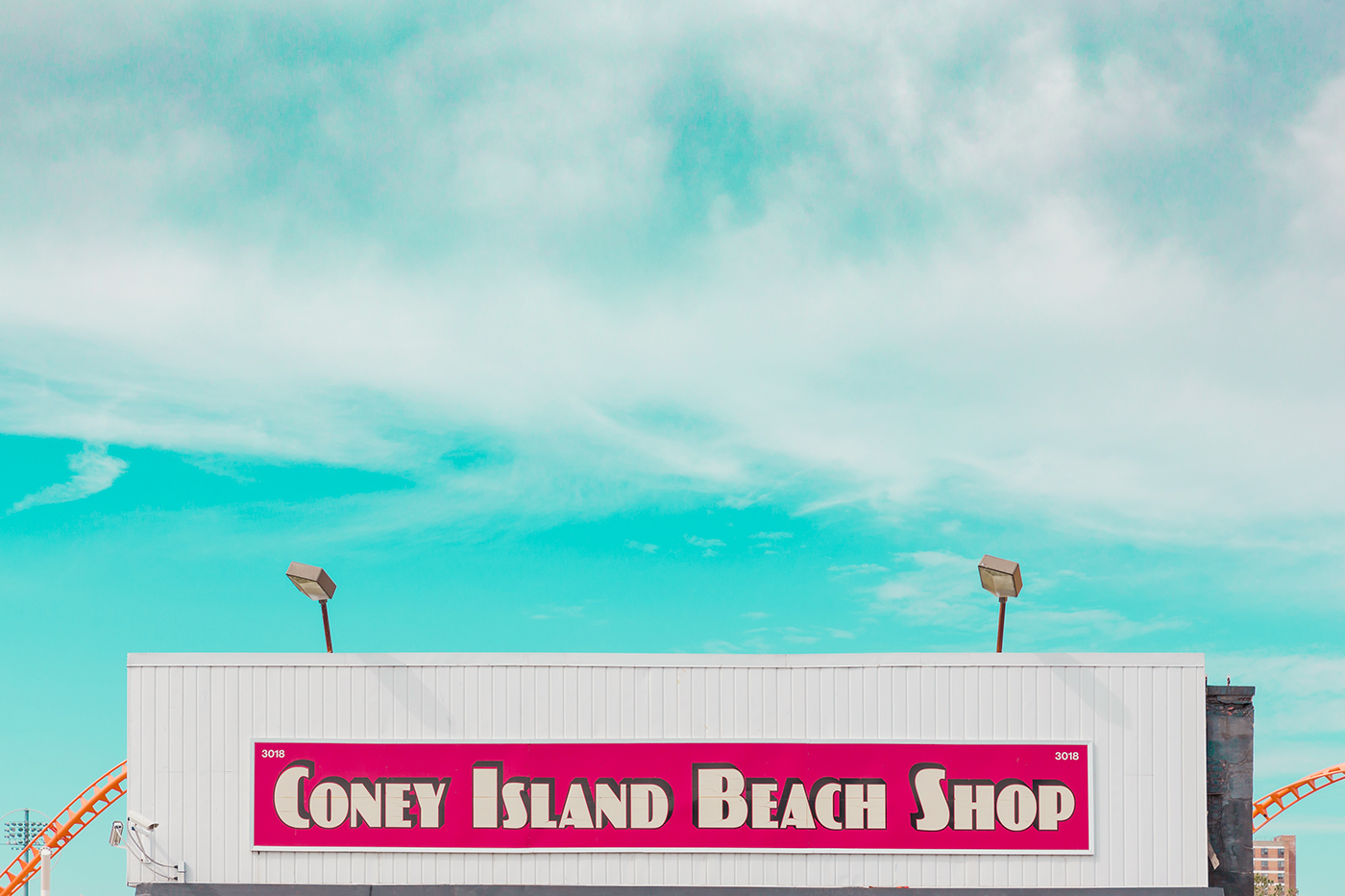 New York coney island minimal pastel SKY art beach nyc Canon Travel