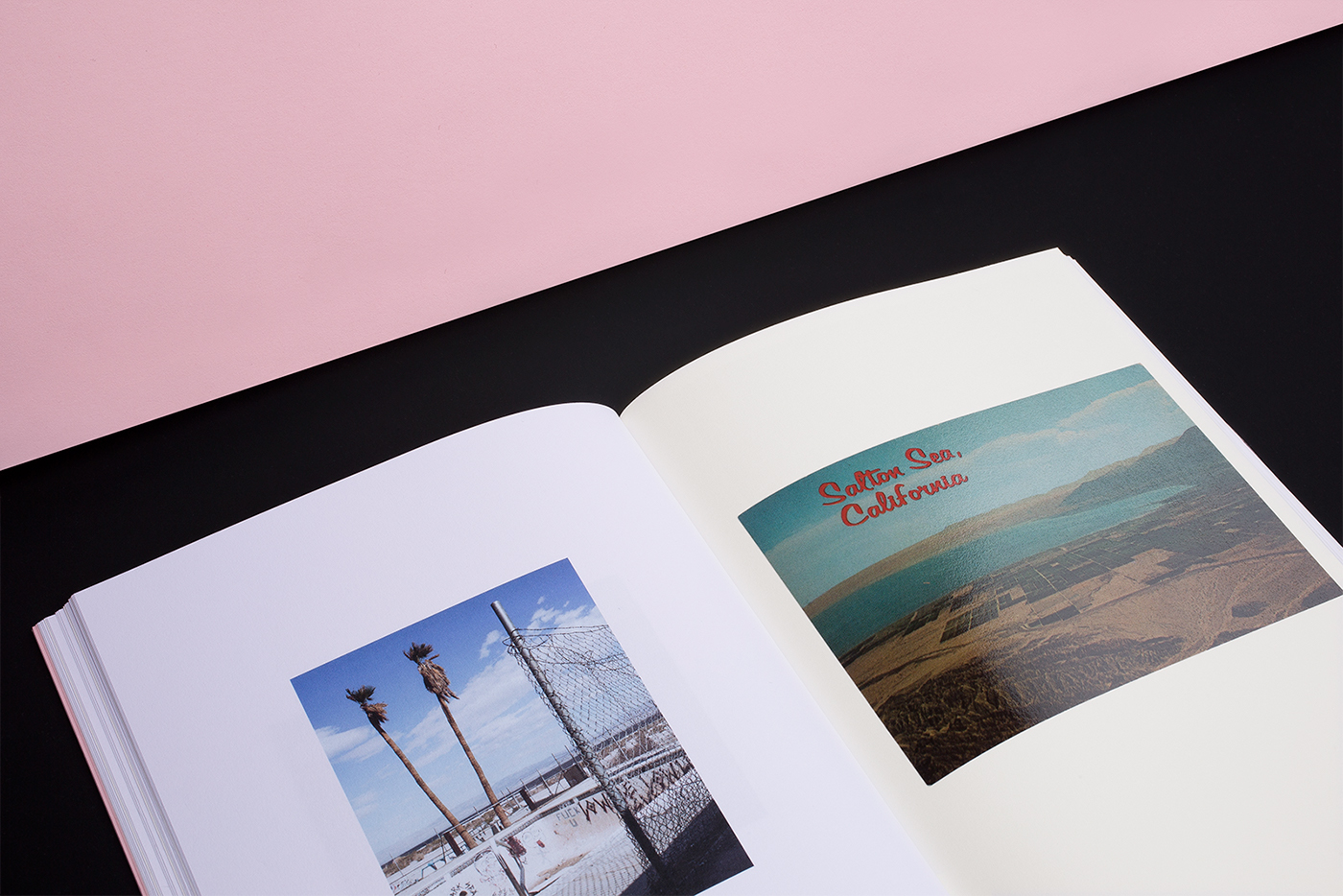 editorial design  photobook graphic design  print design  usa California salton sea Photography 