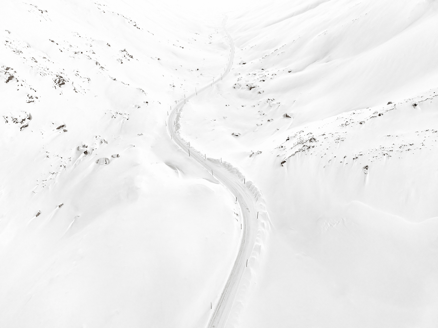 Aerial alps mountain mountainpass pass roads snow Street White winter