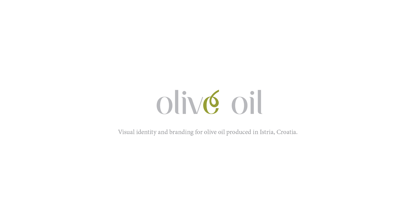 identity branding  logo Label olive oil Food  organic clean green