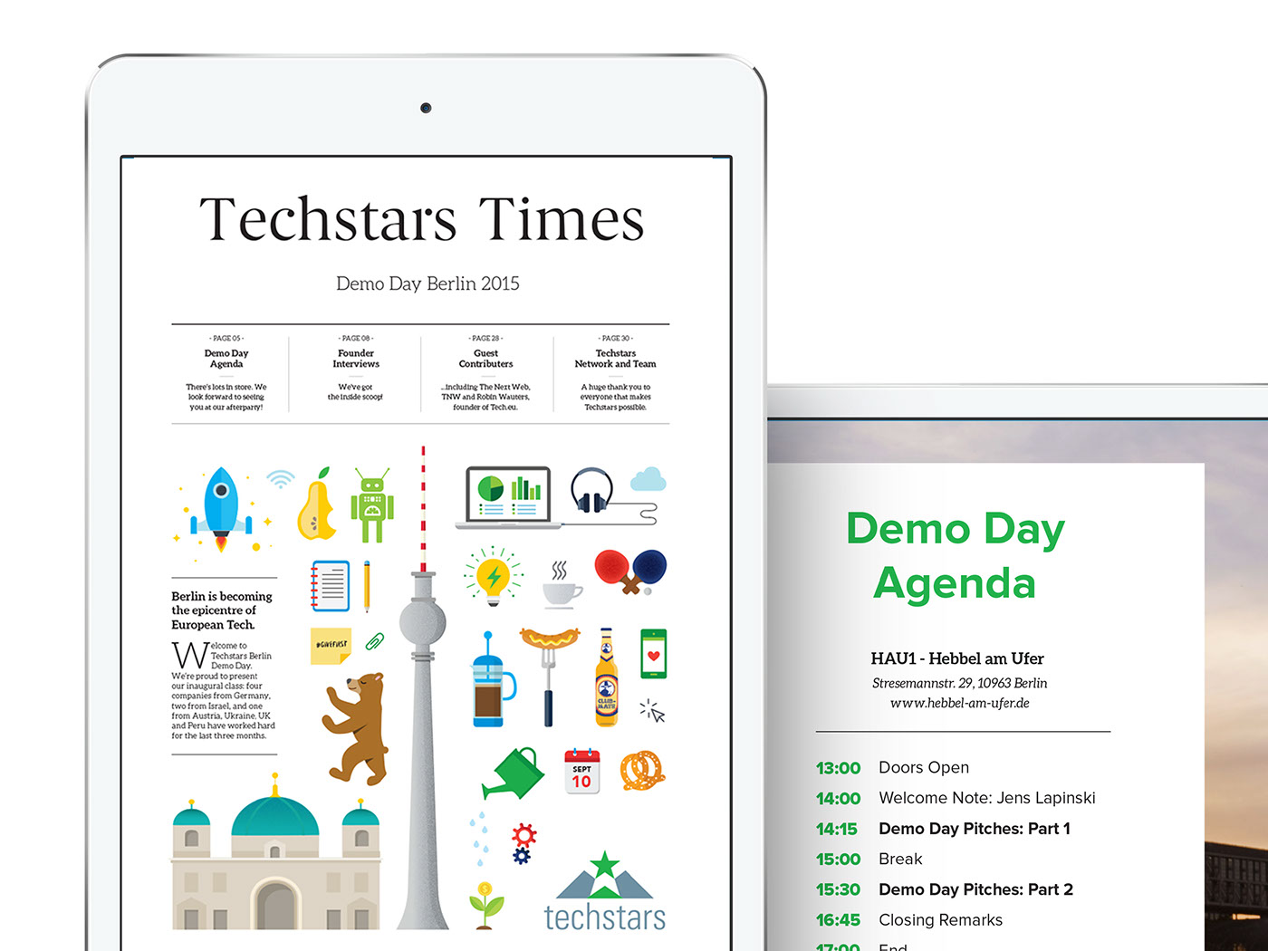 newspaper TechStars editorial typography   ILLUSTRATION  art direction  design graphic design  print design  Startup