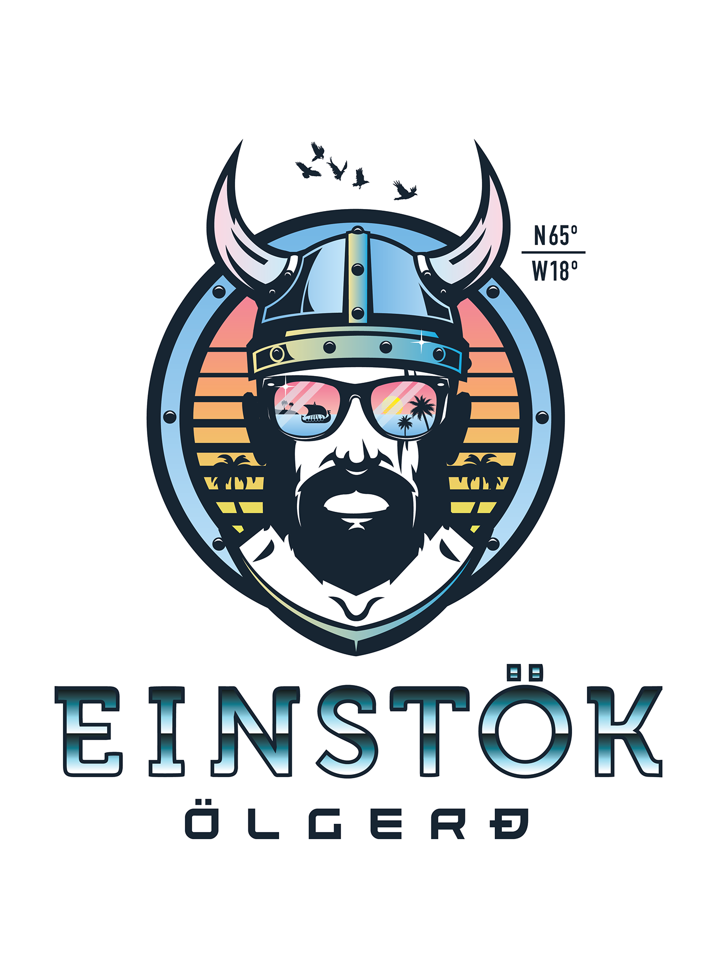 beer contest Einstok Graphic Mercenary iceland icelandic retro art shirt design tshirt viking