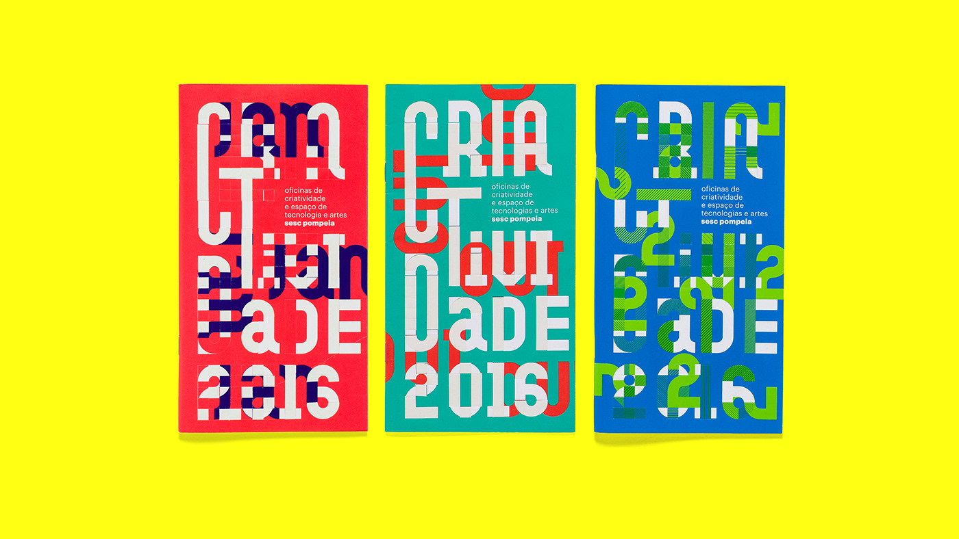 folder programme modular typography typography   cover design