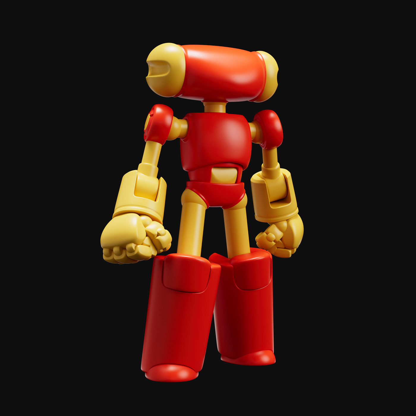 3d printing figure robot toy design  arttoy