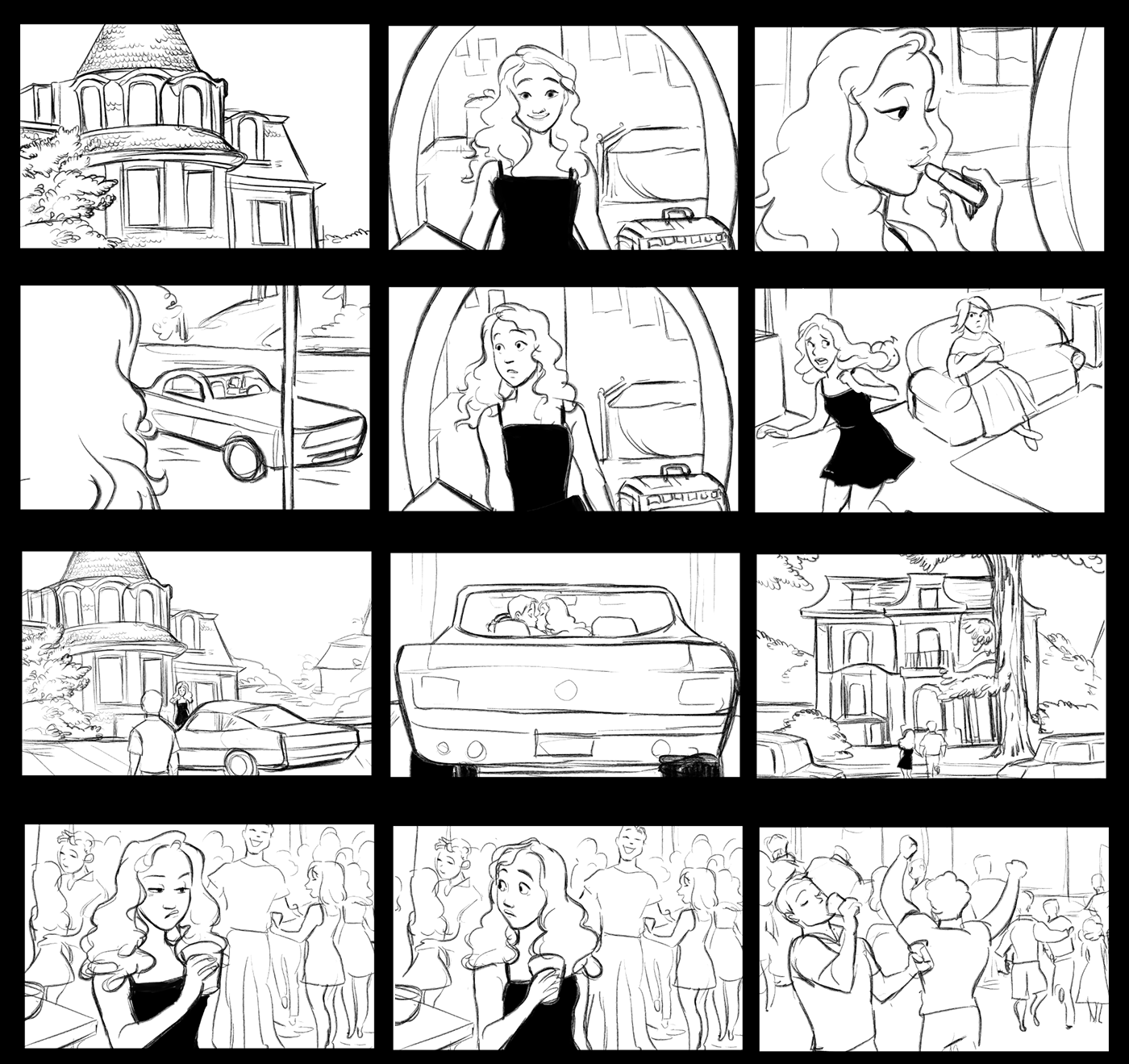 Storyboards storyboarding   Autobiographical daily