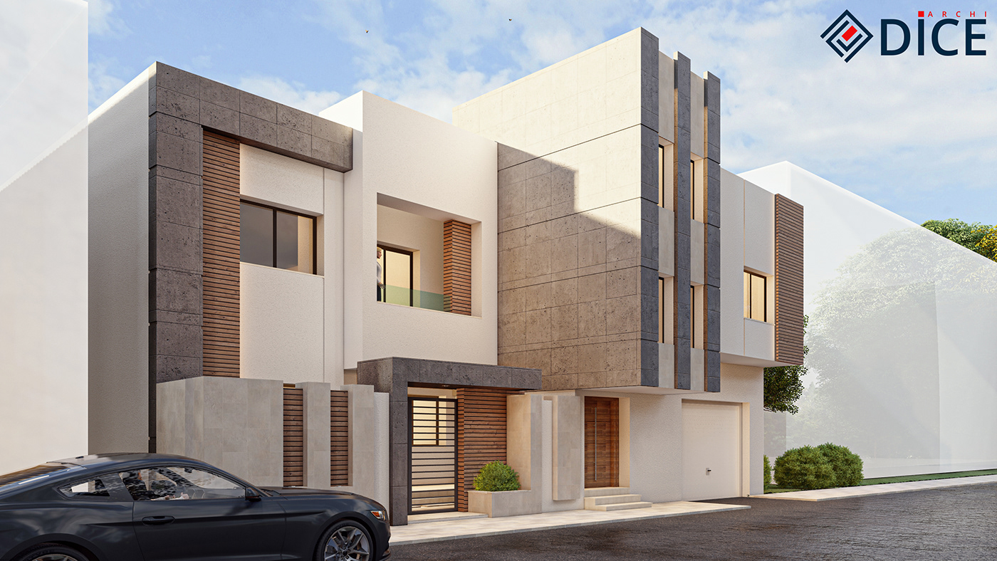 3D Architetcure archviz Conception exterior free lumion rendering Villa vray