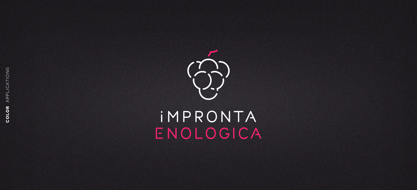 logo wine winery wall sign business card palette grape Webdesign mobile Responsive Icon Enology identity