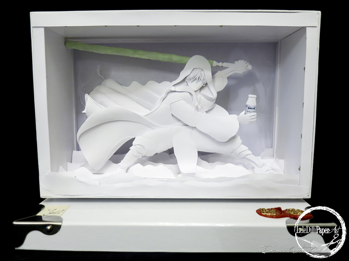 jedi skywalker REN movie concept Starwars paper Miniature sculpture scalemodel