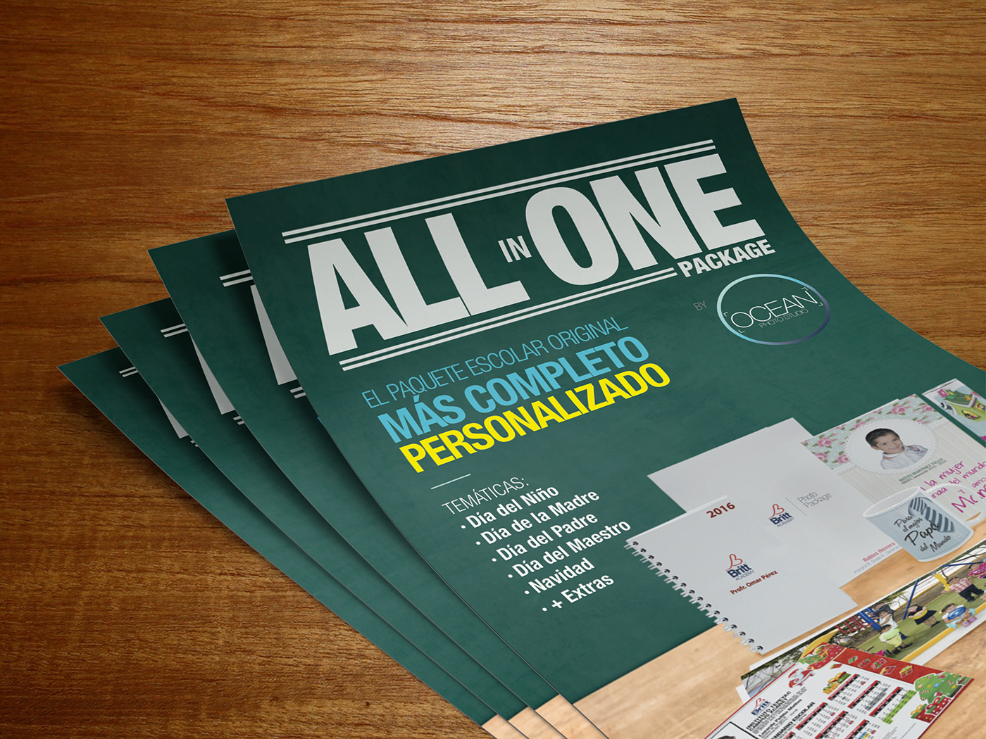 editorial design  graphic design  newsletter All In One photopackage copy