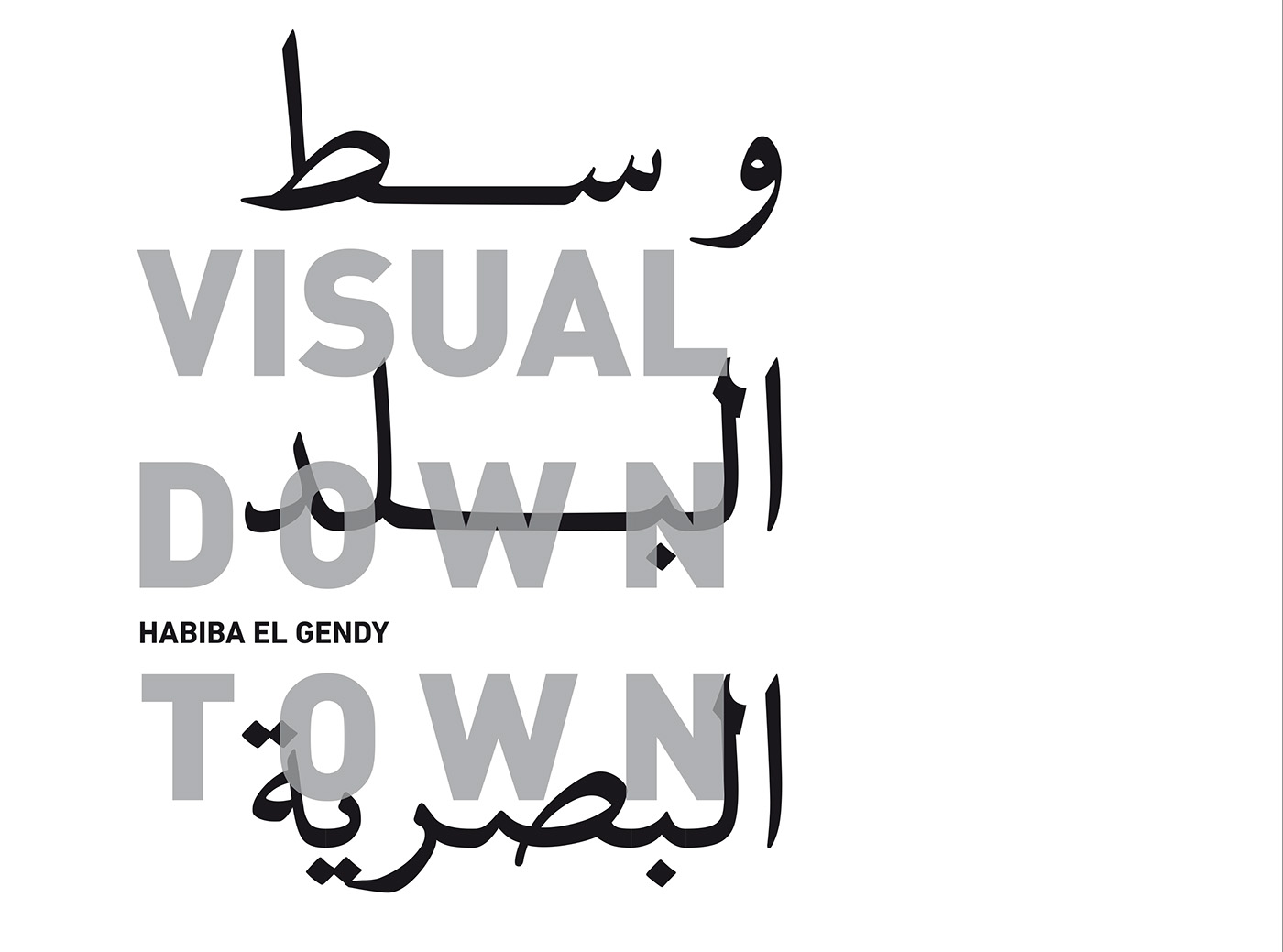 egypt cairo habiba el gendy graphic design thesis thesis Bachelor Project downtown wust el balad west el balad AUC