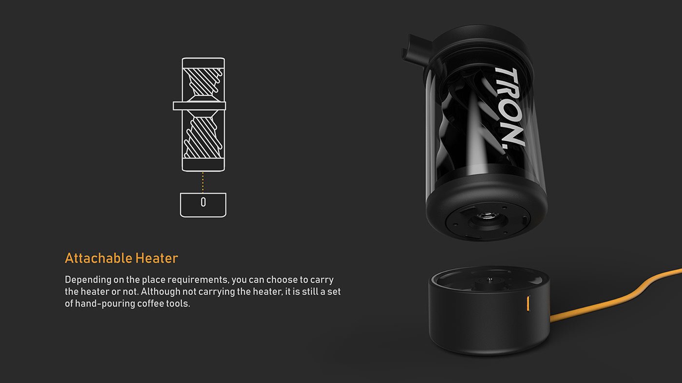 product design  industrial design  Coffee Keetle hand-pouring appliance design life Style bottle