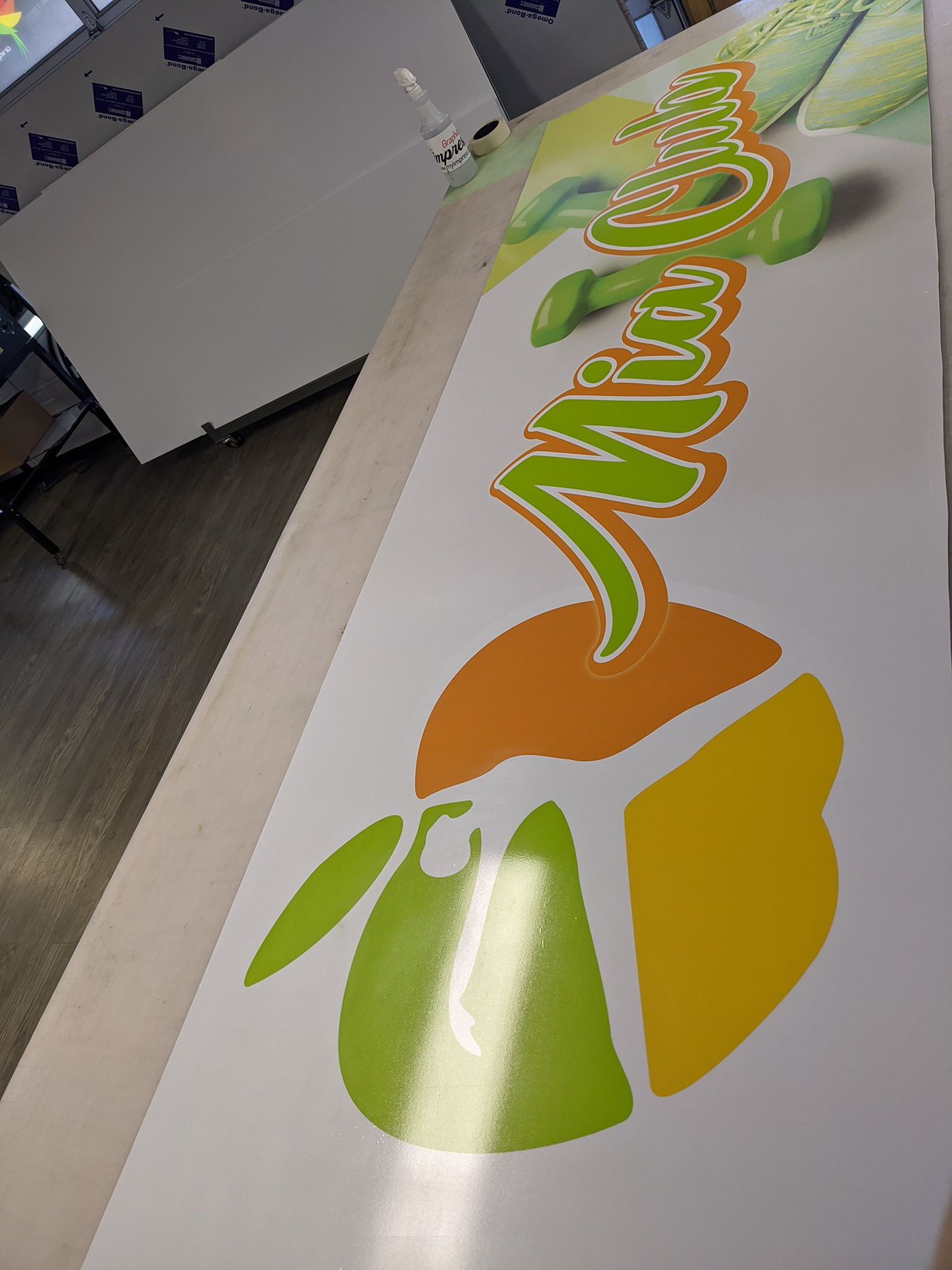 AMC artwork banners business signs substrate