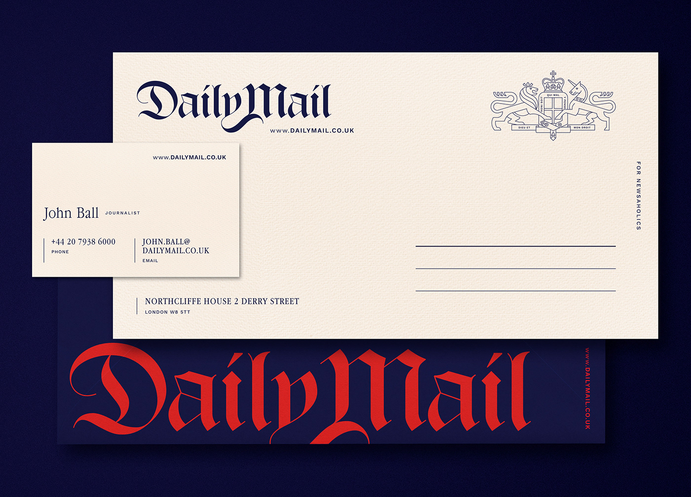 newspaper identity newspaper rebranding rebranding identity Logo redesign Newspaper Logo Design newspaper Daily Mail tabloid Logotype