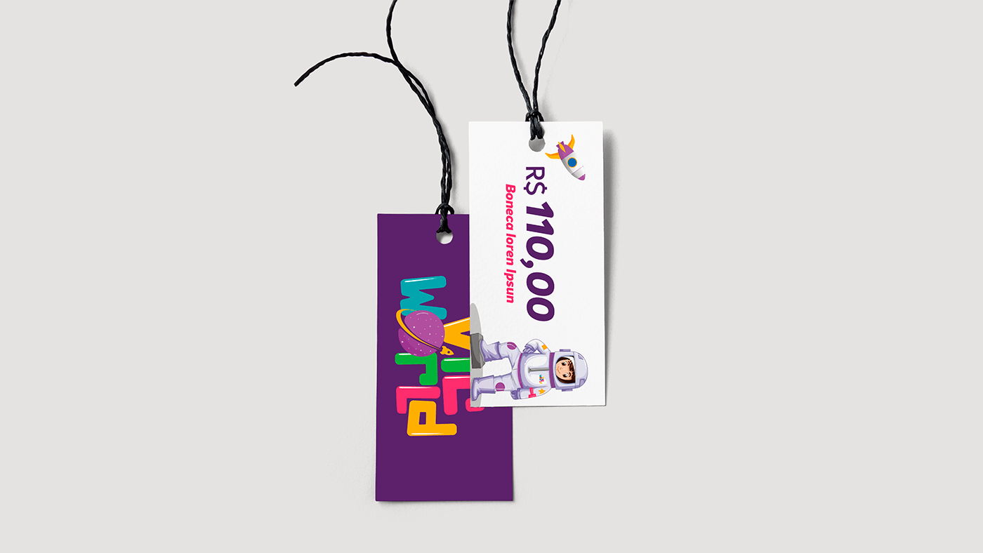 brand branding  brinquedos identidade visual infantil Livraria Logotipo marca Mockup papelaria