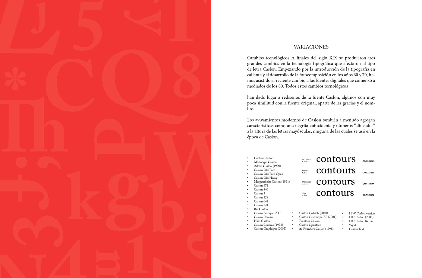 graphic design  typography   Caslon Poster Design editorial design 