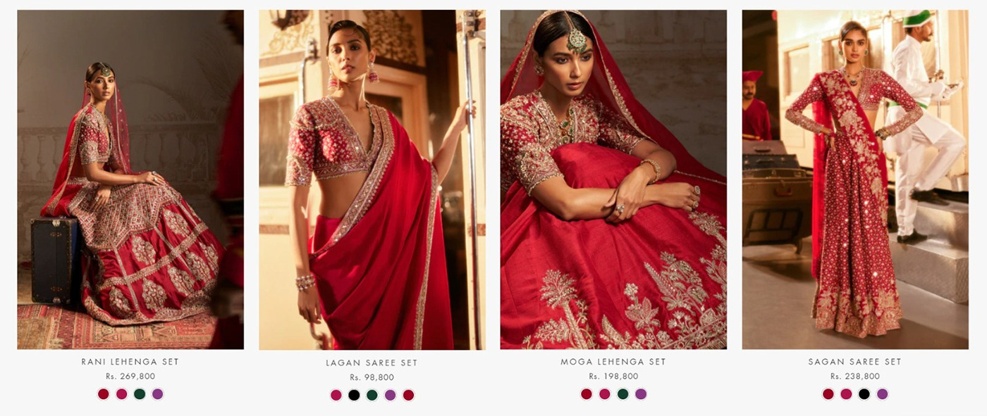 Fashion  fashion styling Fashion Stylist art direction  catalog campaign ridhi mehra designer bridal designer collection