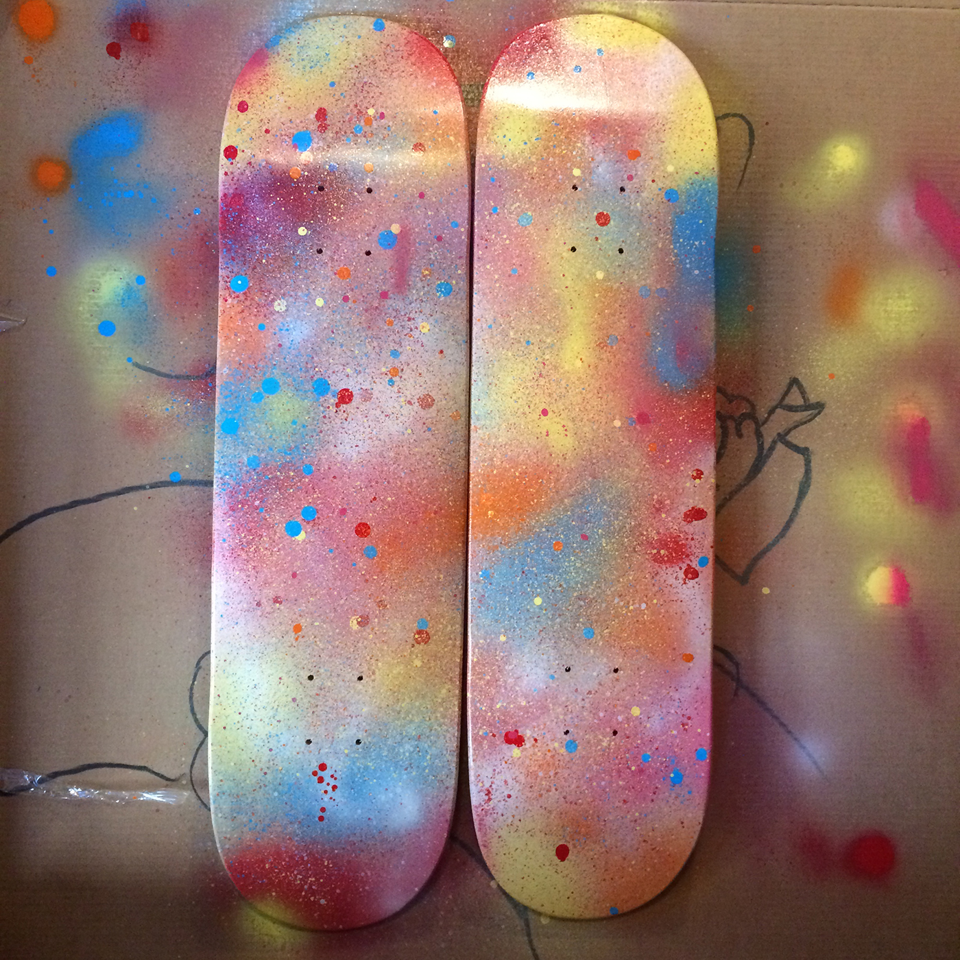 art doodle LGBT skateboards girls yes