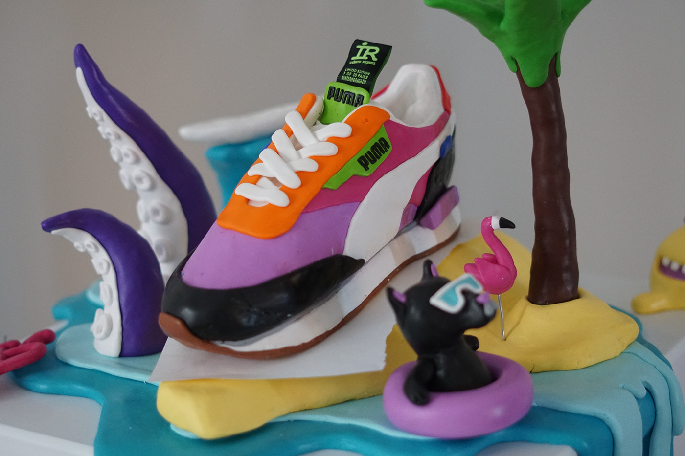 clay ILLUSTRATION  puma sneaker sports