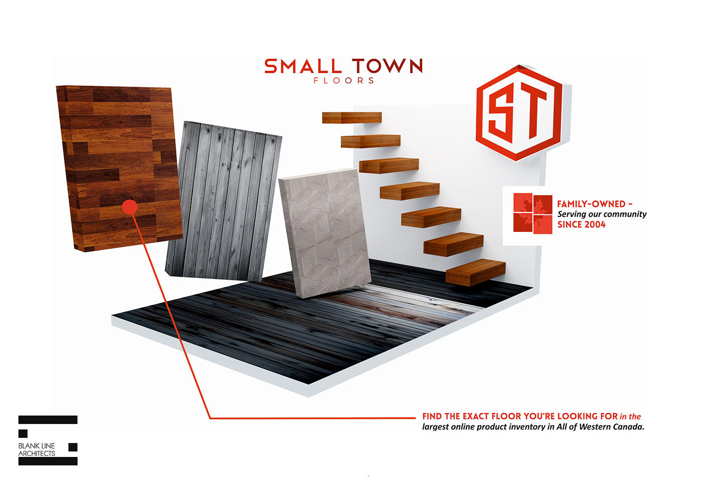 Small Town Floors Floor Textures architecture Canada Blank Line Architects western canada flooring floors