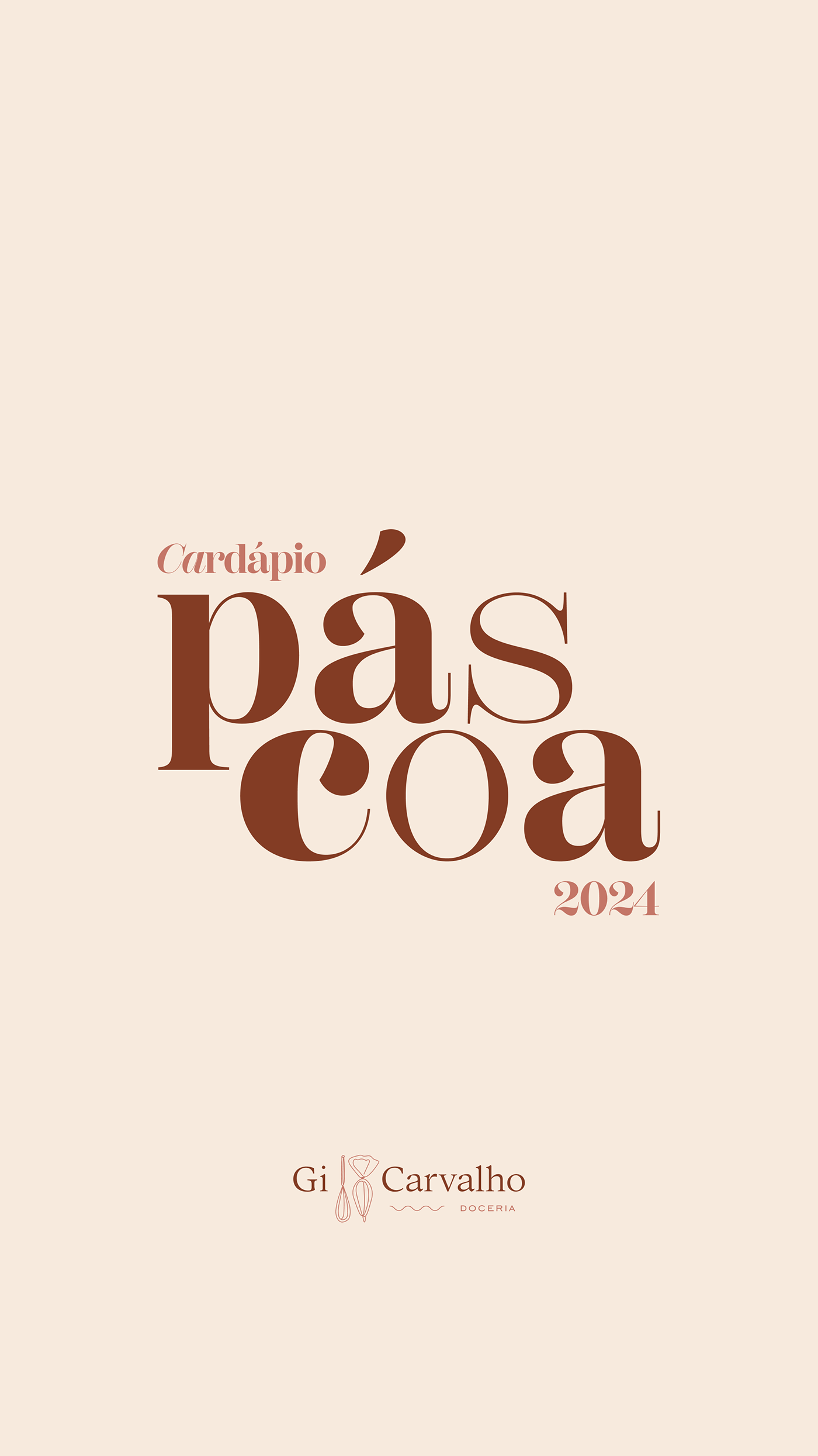 Doce páscoa chocolate brand identity Graphic Designer visual identity designer
