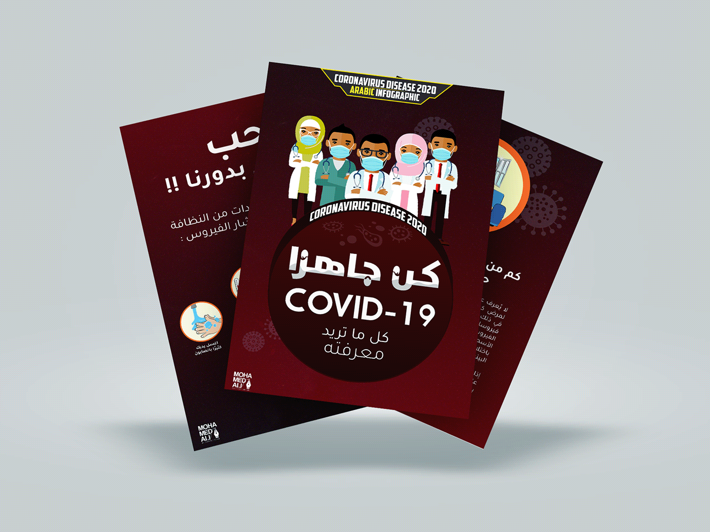 Arabic infographic Coronavirus Covid 19 Disease infection infographic information poster virus Wuhan virus