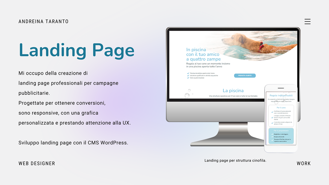 landing page porftoliodesign portfolio Responsive Web Design  Website Woocommerce wordpress