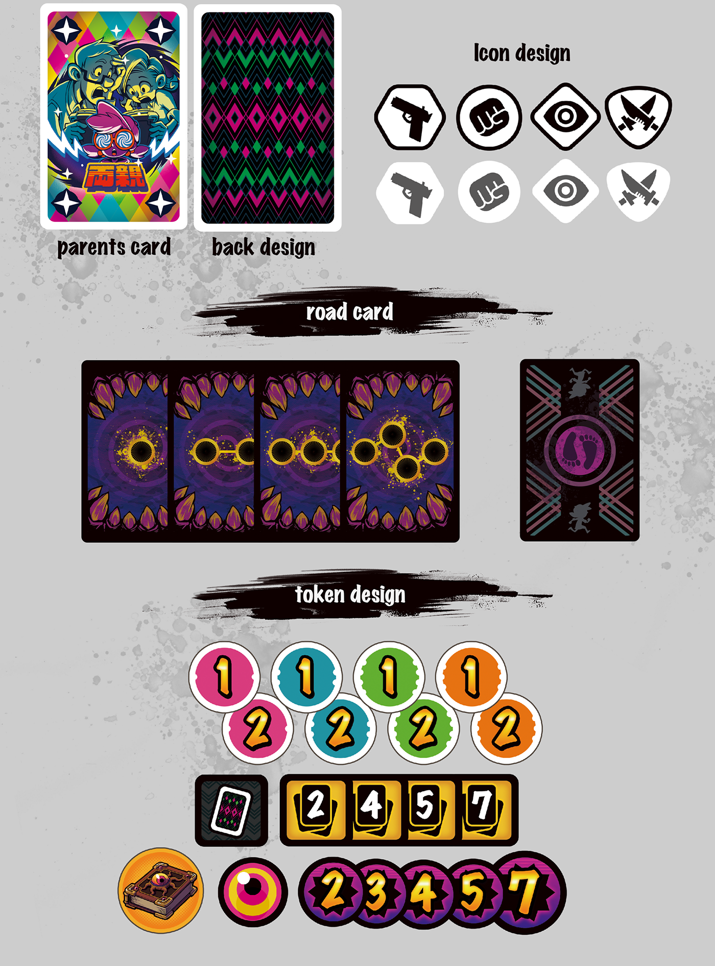 ILLUSTRATION  boardgame cartoon package cardgame Icon logo design colorful vivid