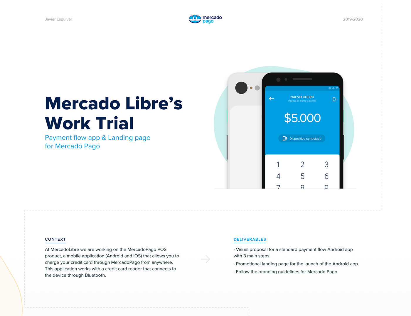 android app flow landing MERCADO LIBRE mercado pago Mockup prototype UI ux