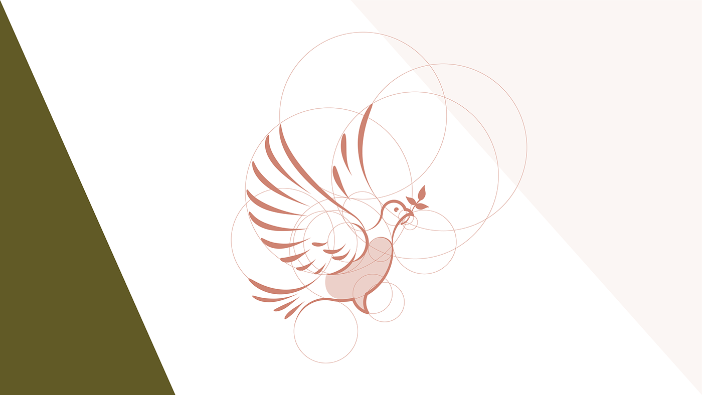 logo Logoentwicklung branding  peace dove Illustrator logodesign