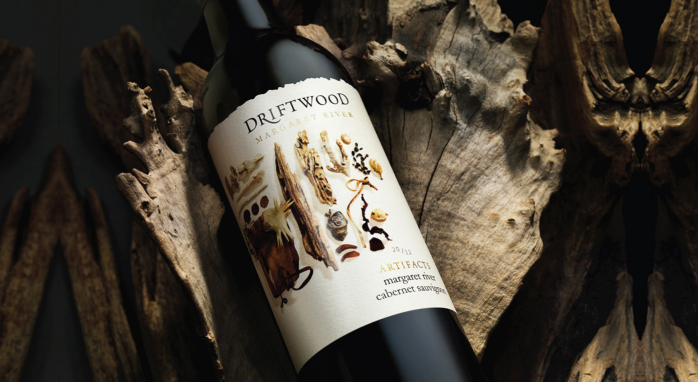 driftwood wine Australia australian wine margaret river wine label label deisgn Label Packaging artifacts