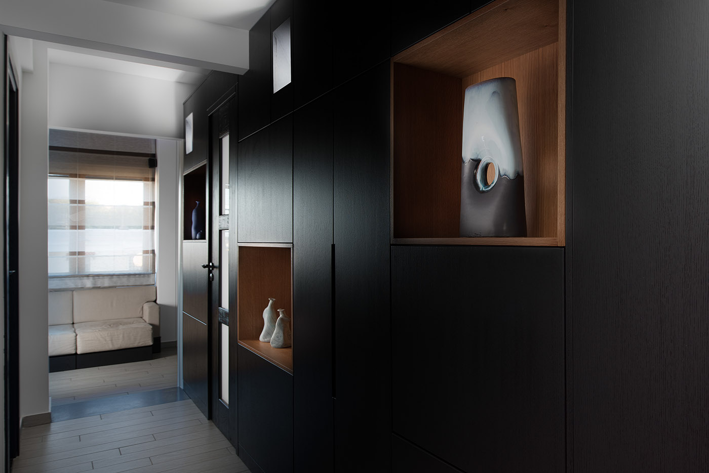 Interior design Black Mansory Bespoke Joinery black black furniture