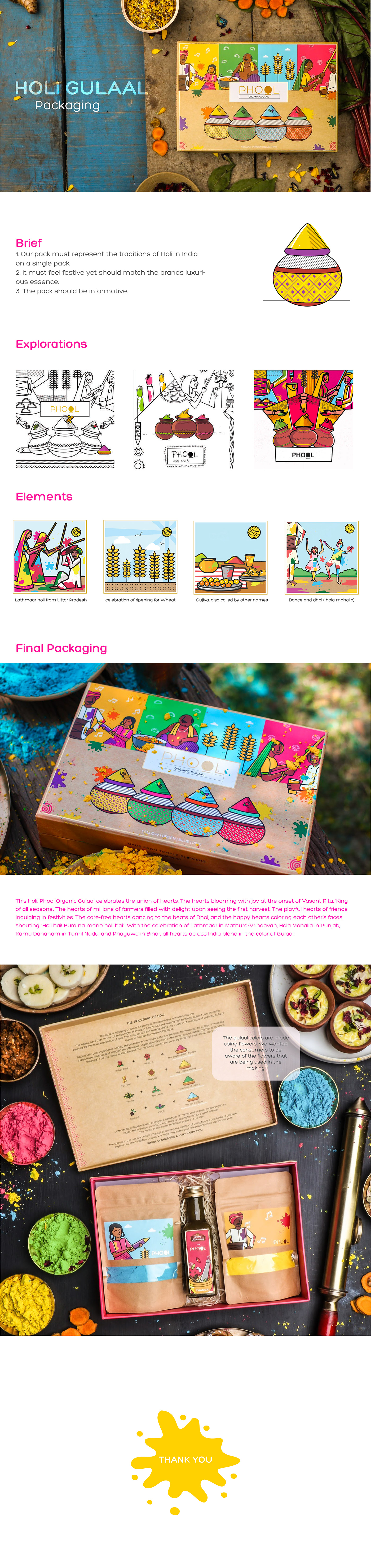 color Ethnic festival festival design Gulaal holi indian organic Packaging skin friendly