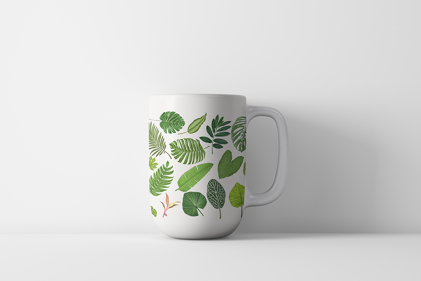 monsterra leaves packaging design pattern colorful Tropical exotic HAWAII background botanical