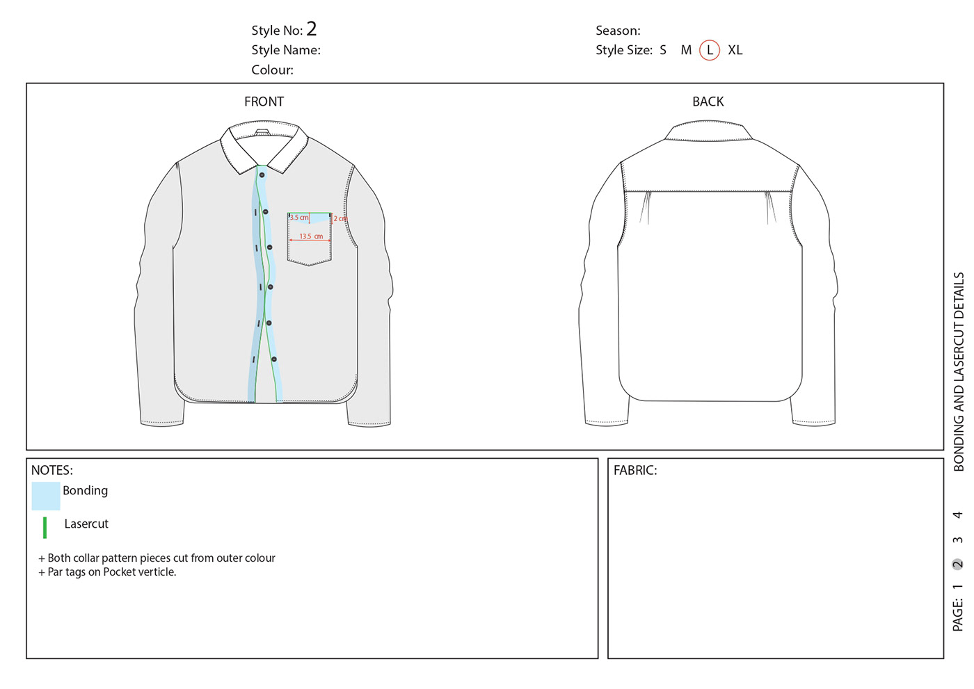 Fashion  Menswear apparel vector adobe illustrator techpack