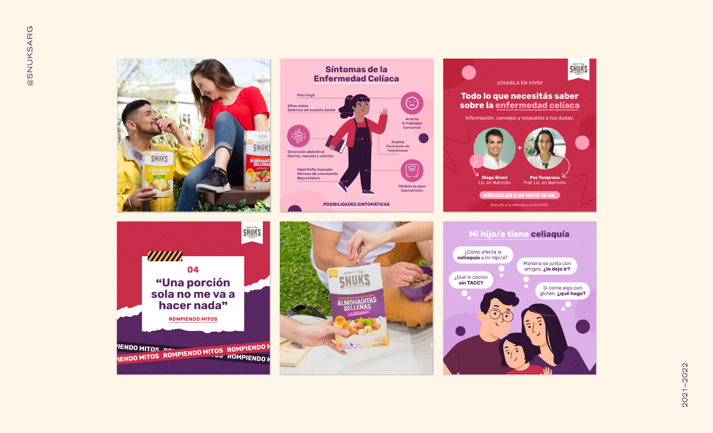 branding  Cereal contenido digital digital content healthy instagram key visual redes sociales snacks social media