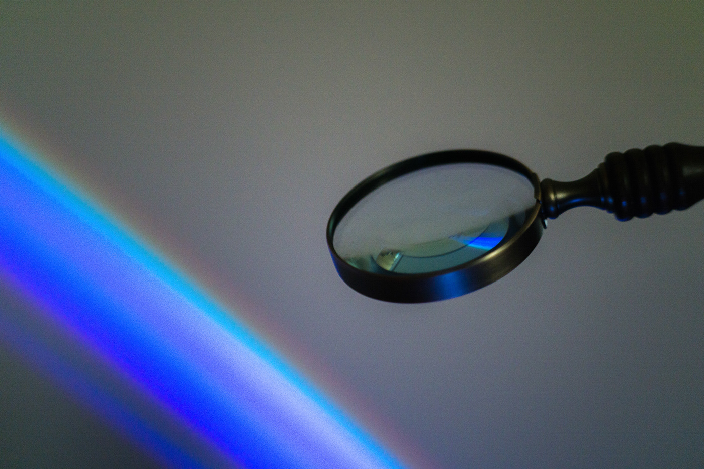rainbows magnifying glass portrait MICA lightroom