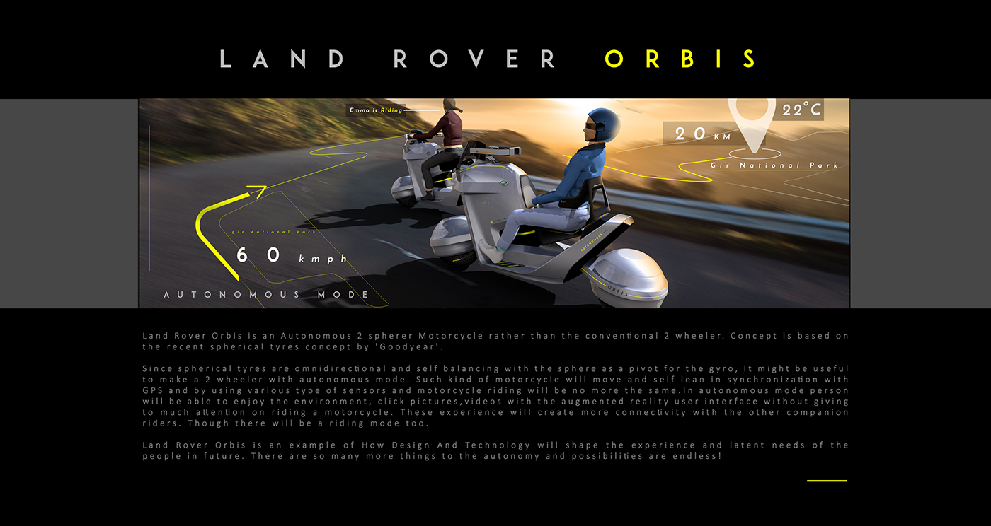 motorcycle Autonomous Land Rover Future Motorcycle Motorcycle Concept