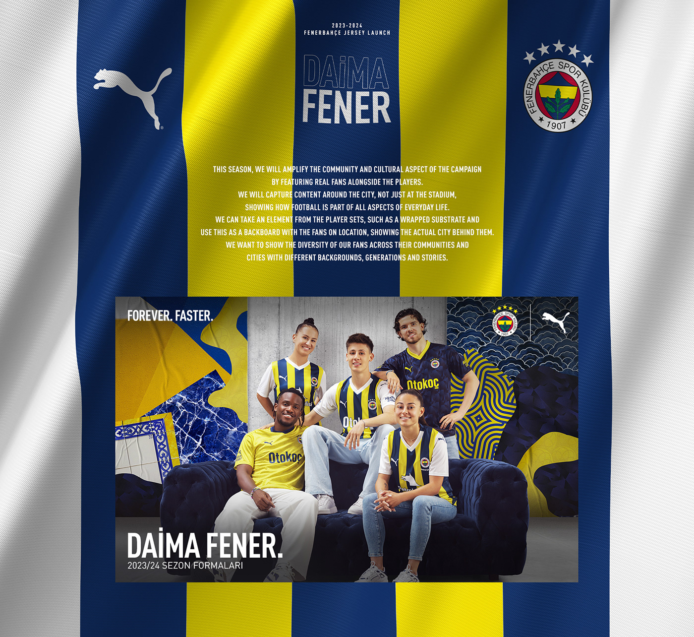 Fenerbahçe jersey football puma tvc poster Photography 