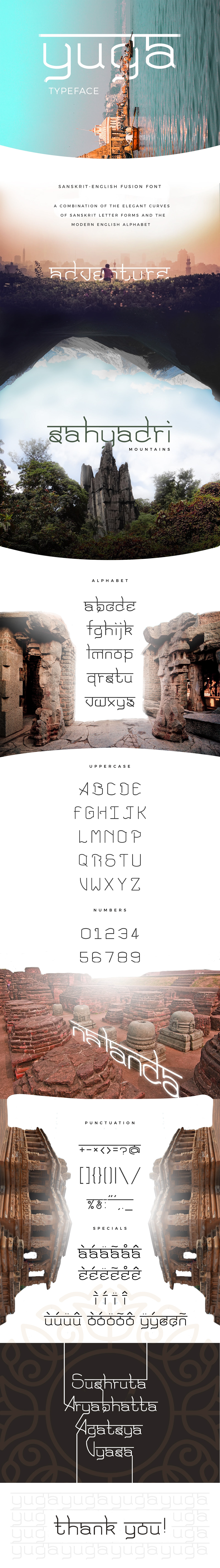 elegant minimal modern indian font free vintage asian download hindi