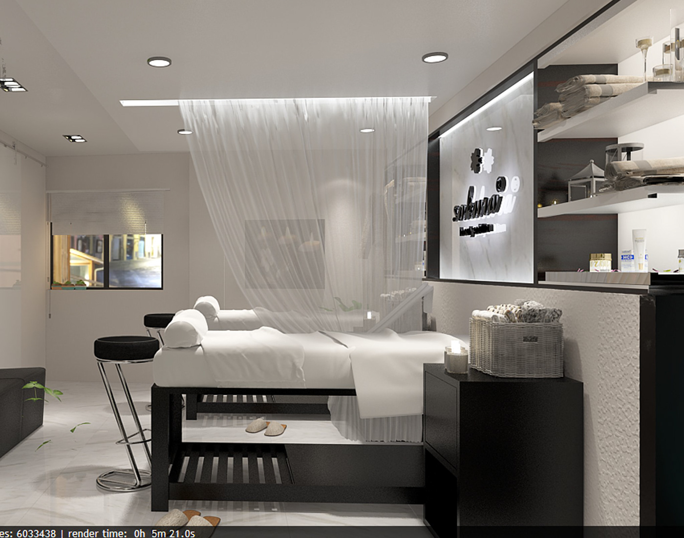 cosmetics spa design Interior architecture