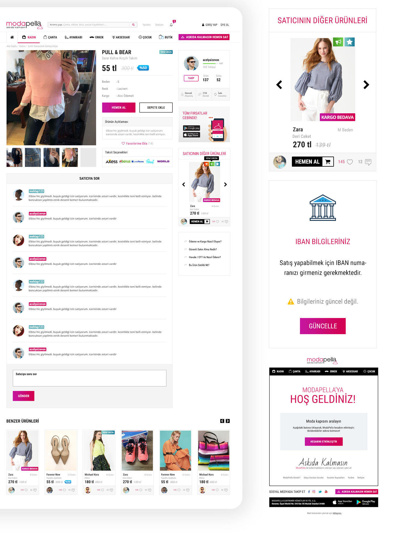 Fashion  beauty ux UI Web Design  Website development minimal shop Cosmetic