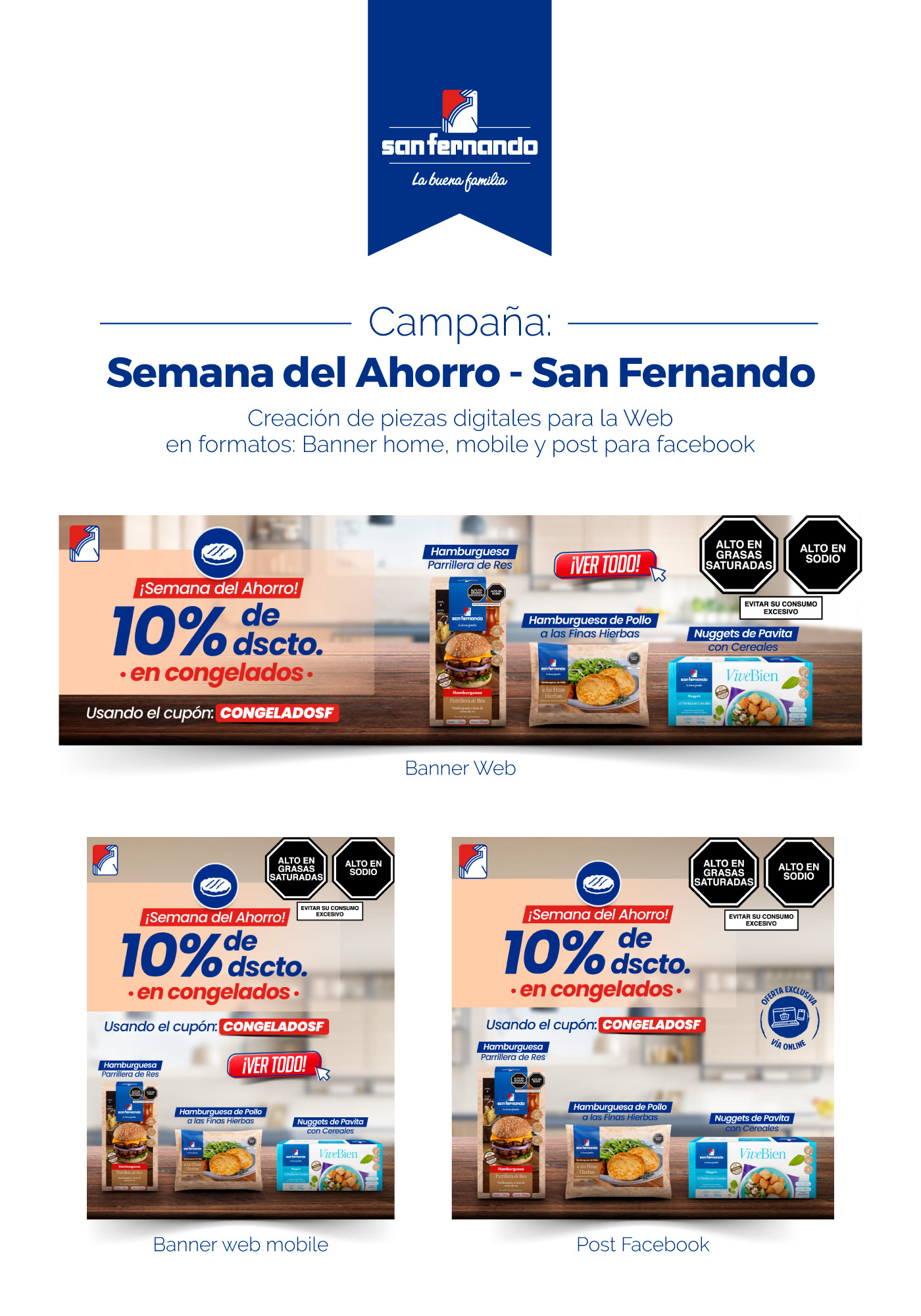 banner web brand identity descuentos promoción publicidad redes sociales San Fernando Social media post