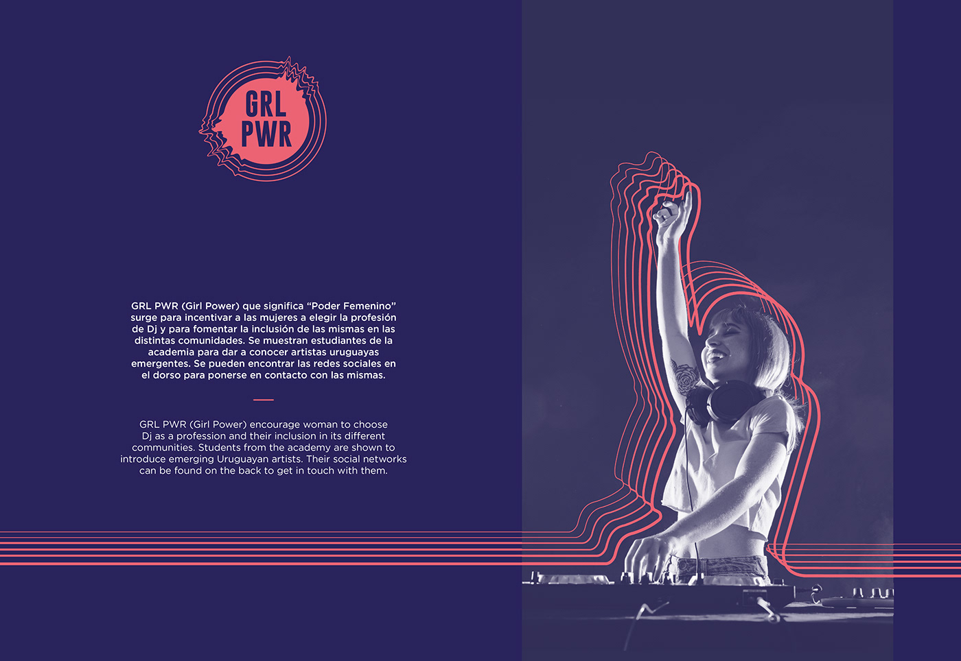 ACADEMIA DE DJ animacion diseño de identidad Diseño web illustracion merchandising musica Papeleria redes sociales Universidad ORT