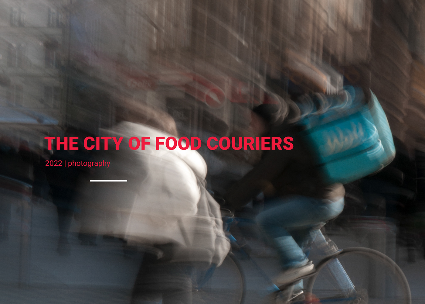 reportage photography reportage ljubljana slovenia campaign shoot Wolt fooddelivery cityphotography Motionphotography