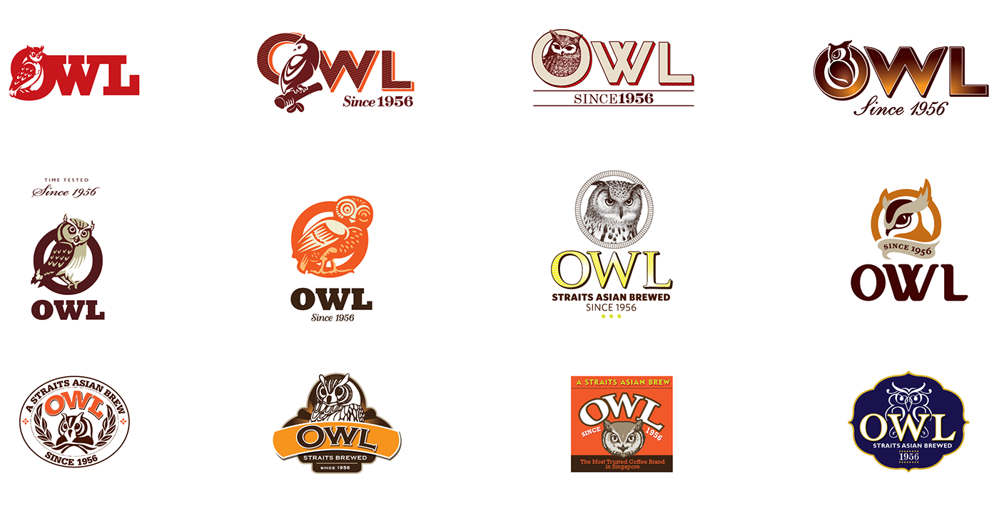Coffee tea owl Packaging brand corporate