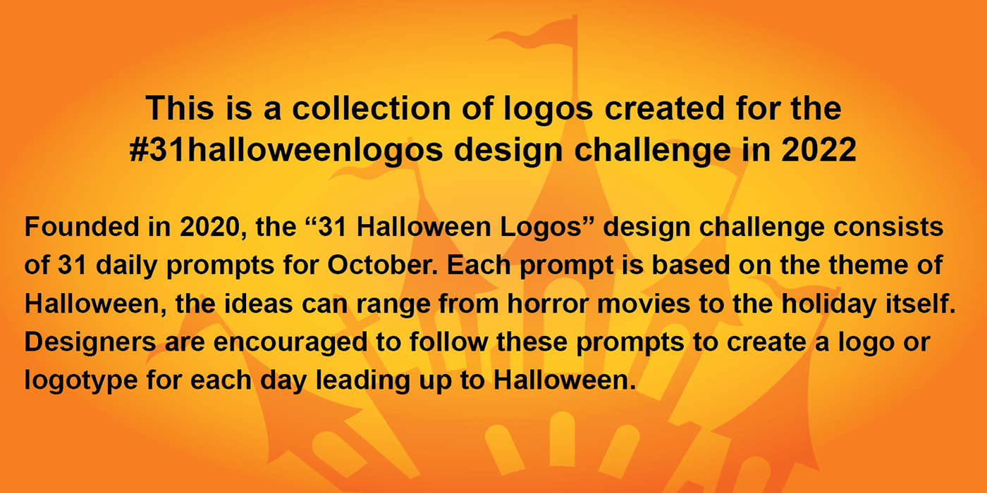 2022 design 2022 logos design challenge graphic design  Halloween logo logo challenge logo collection Logo Design Logotype