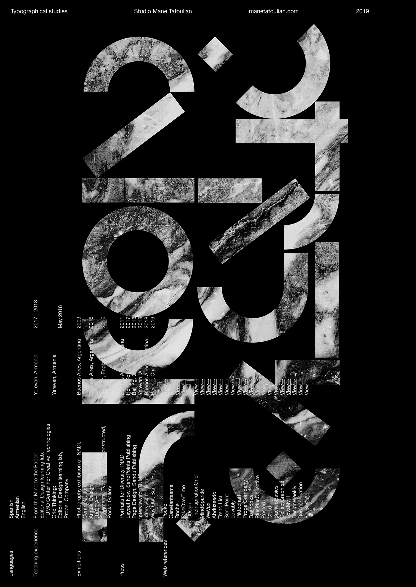 Typeface typography   tipografia helvetica Brutalism poster art mane tatoulian FUTURISM digital