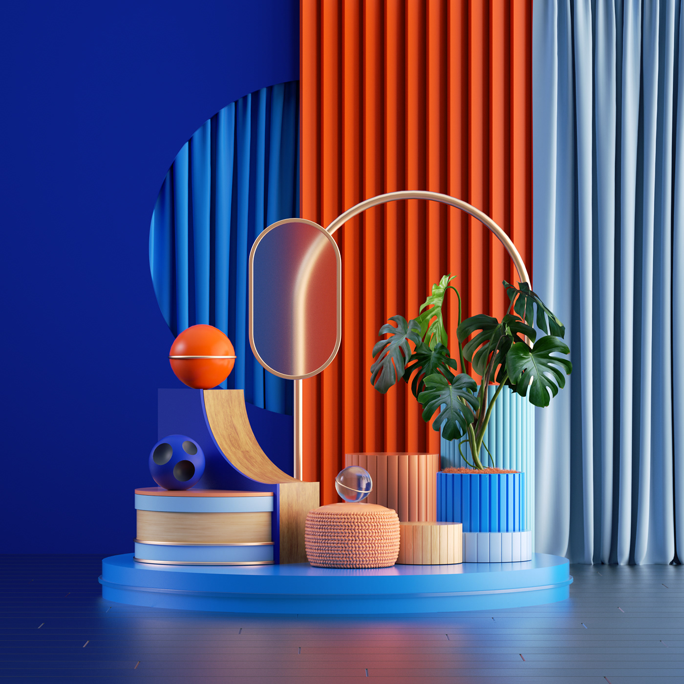 3d Abstract Compositions 