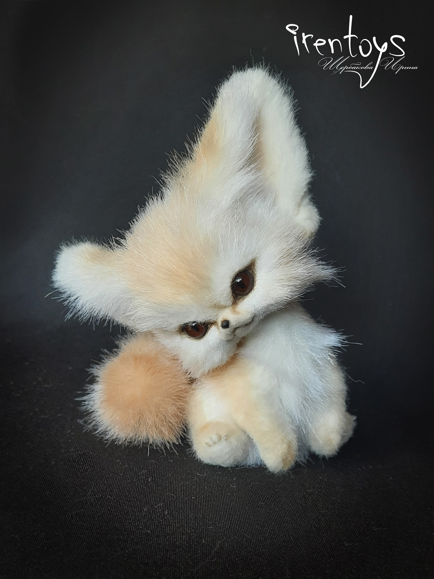 artisancraft craft fennec fennec fox FOX handmade stuffed animal stuffed toy